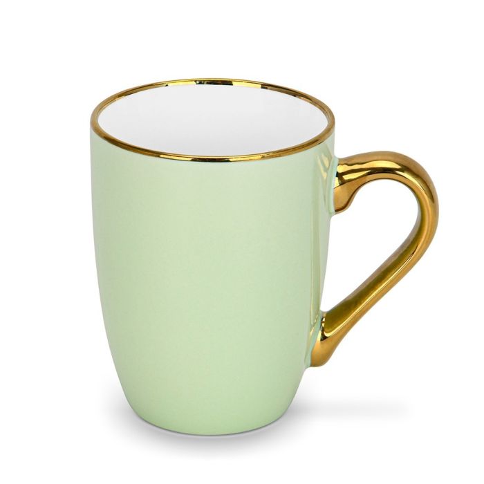 Fissman 19196 porcelain mug green 360ml