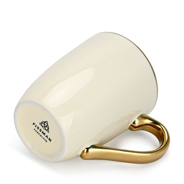 Fissman 19197 porcelain mug beige 360ml