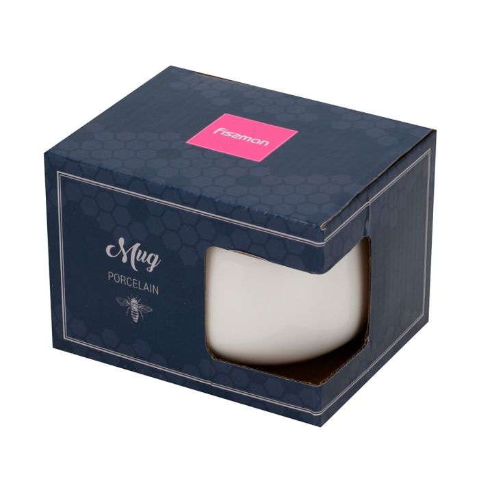 Fissman 19200 porcelain mug white 400ml
