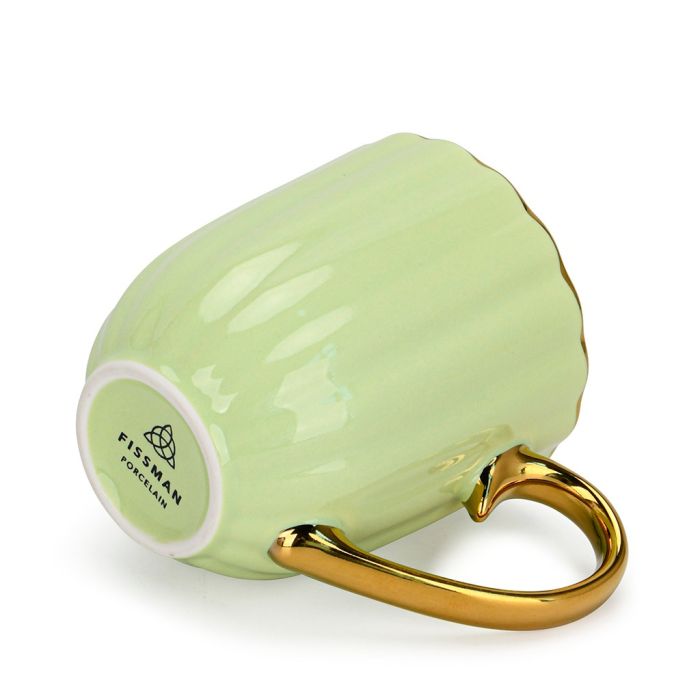 Fissman 19209 porcelain mug green 360ml