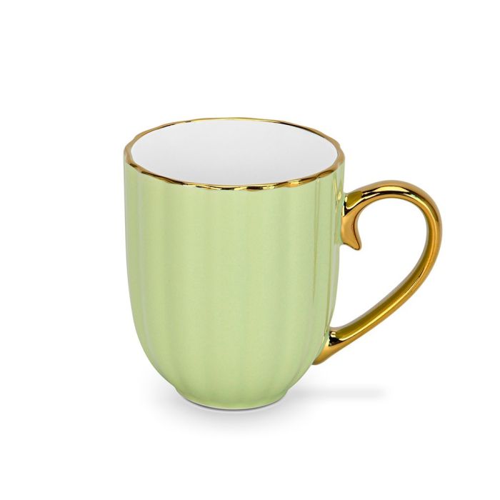 Fissman 19209 porcelain mug green 360ml