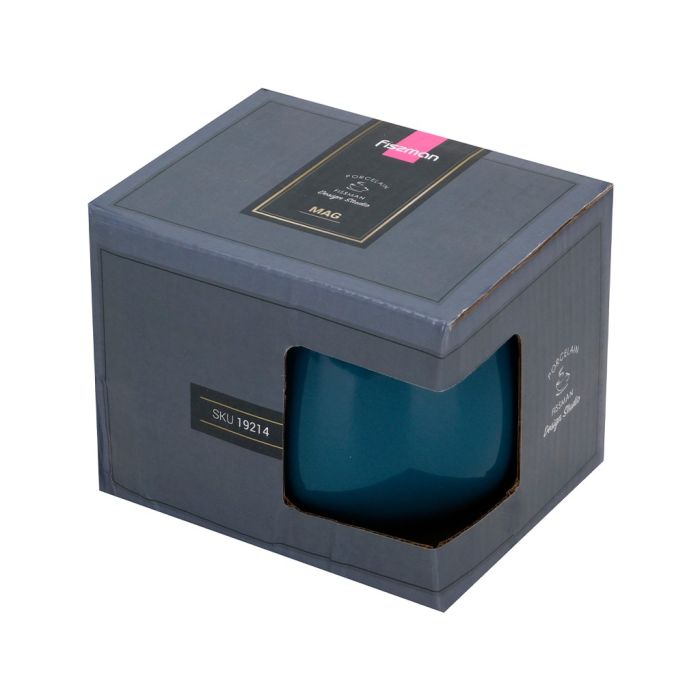 Fissman 19214 porcelain mug blue 400ml