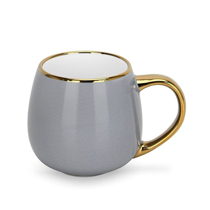 Fissman 19215 porcelain mug grey 400ml