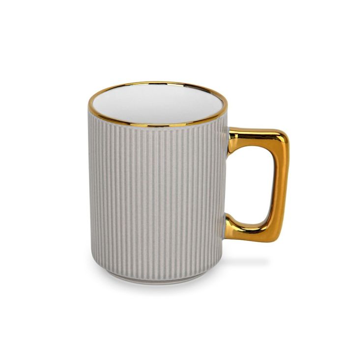 Fissman 19226 porcelain mug grey 360ml
