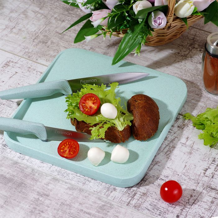 Fissman 2599 knife set with chopping board 3pcs