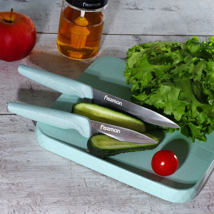 Fissman 2599 knife set with chopping board 3pcs