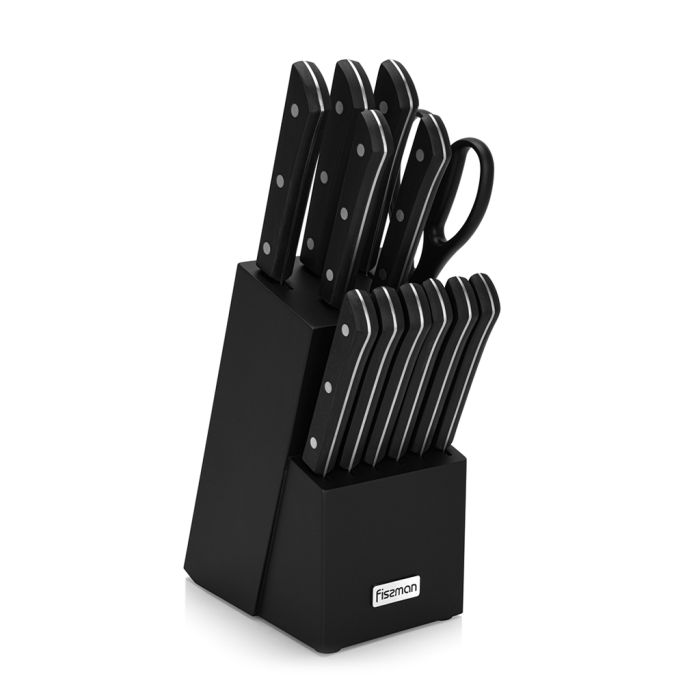 Fissman 2716 knife set with wooden block 13pcs