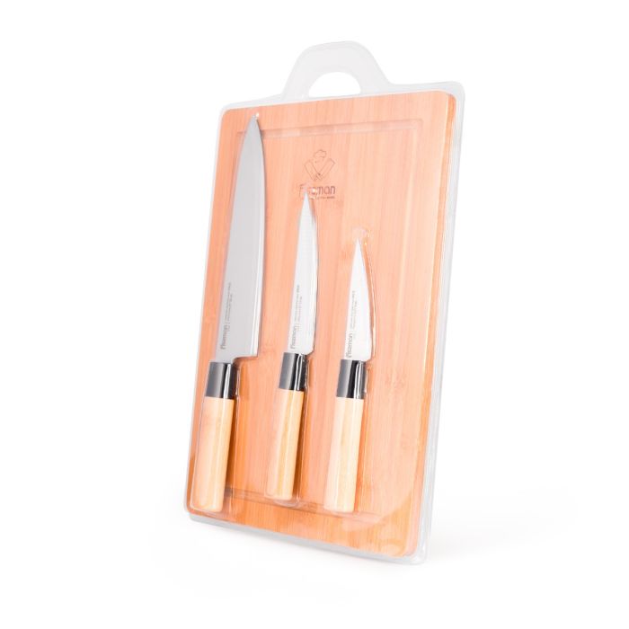 Fissman 2750 Knife set with chopping board 4pcs