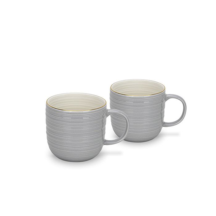 Fissman 3682 FIRMINA porcelain mug grey 2x350ml