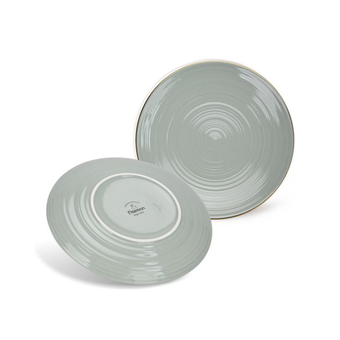 Fissman 3690 FIRMINA porcelain plate set green 2x21cm