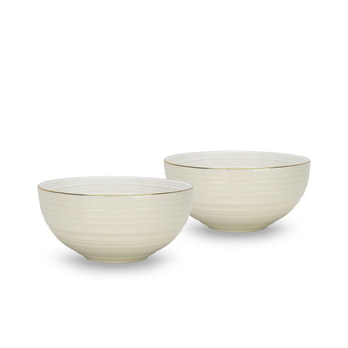 Fissman 3694 FIRMINA porcelain bowl beige set 2pcs 14.5х7cm