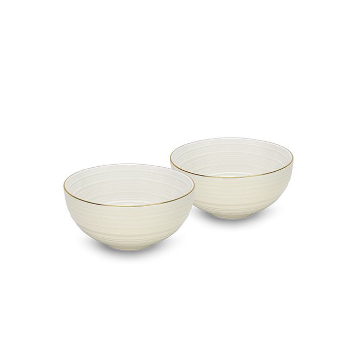 Fissman 3694 FIRMINA porcelain bowl beige set 2pcs 14.5х7cm