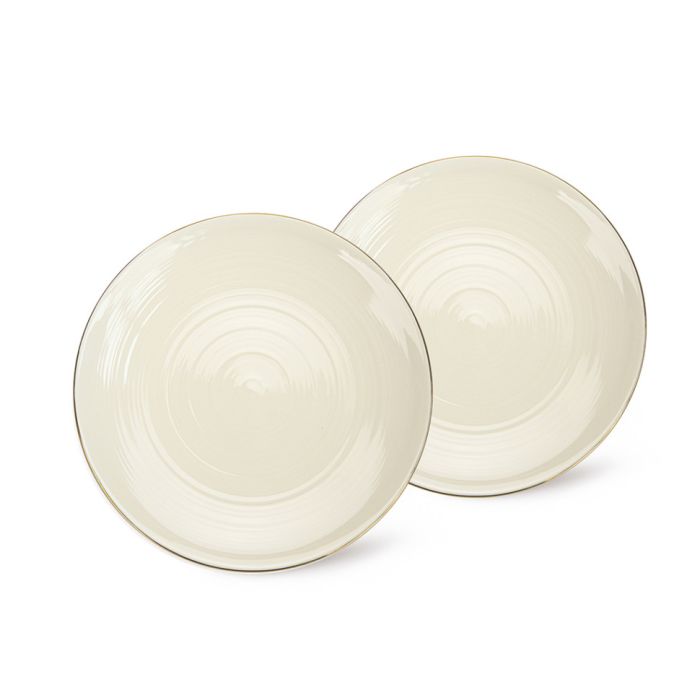 Fissman 3695 FIRMINA porcelain plate set beige 2x21cm