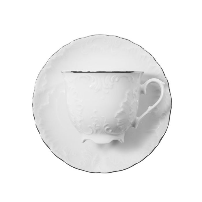 Cmielow 800203C set 1/2 cup 250/saucer Rococo 9718