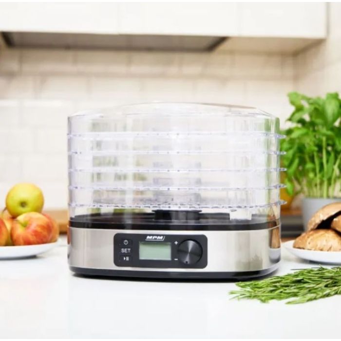 MPM MSG-12 food dehydrator with 5 trays