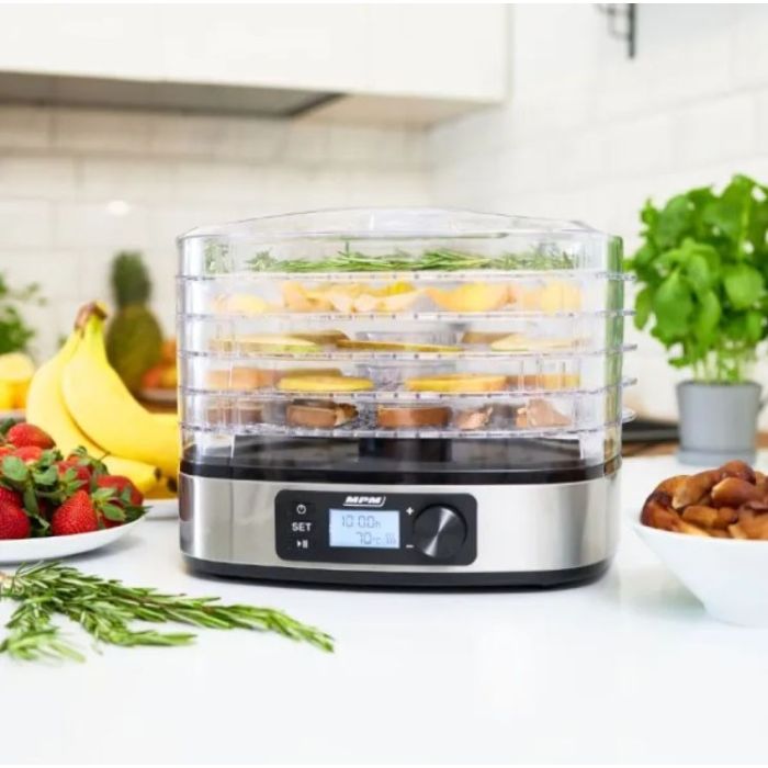 MPM MSG-12 food dehydrator with 5 trays