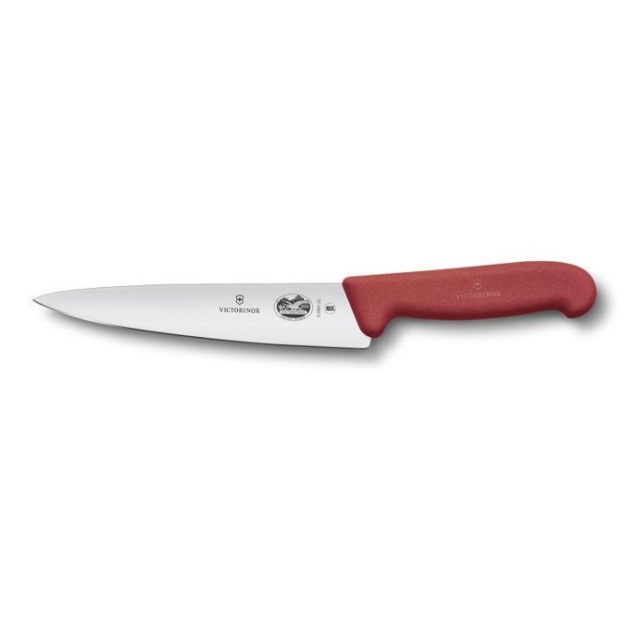 Victorinox 5.2001.25 Carving Knife Fibrox Red 25cm