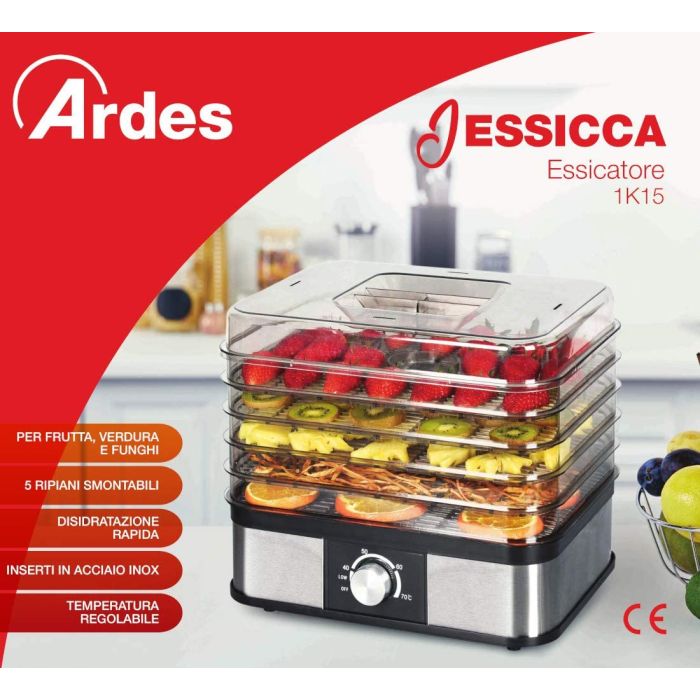 Ardes AR1K15 food dehydrator with 5 trays