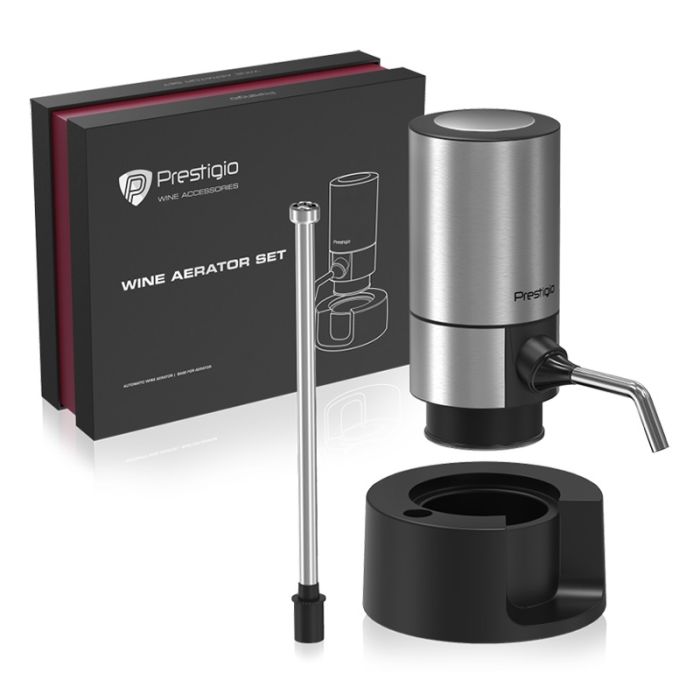 Prestigio PWA104ASB electric wine dispenser set