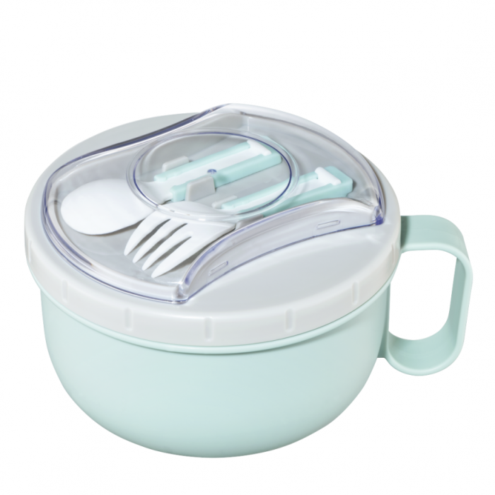 Hama 181583 lunch box with fork & spoon