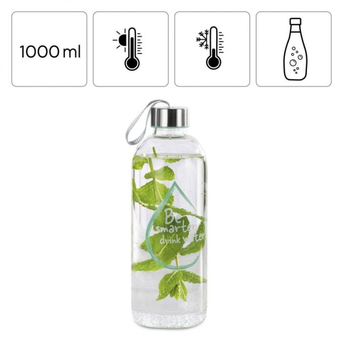 Hama Glass Drinking Bottle (181597),1000 ml