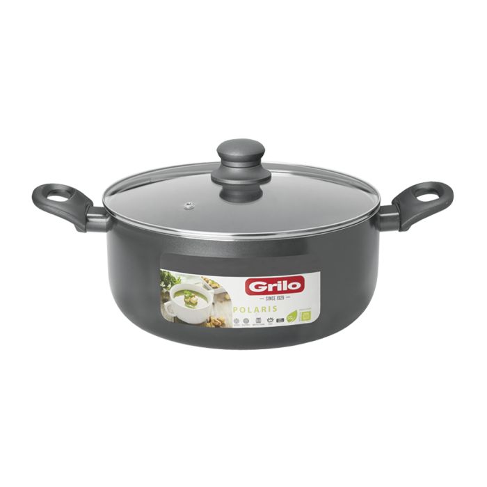 Grilo 464124 CASSEROLE (NON-STICK ALU) 24cm