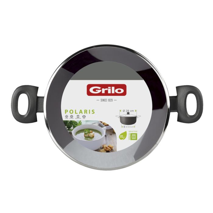 Grilo 464128 CASSEROLE (NON-STICK ALU) 28cm