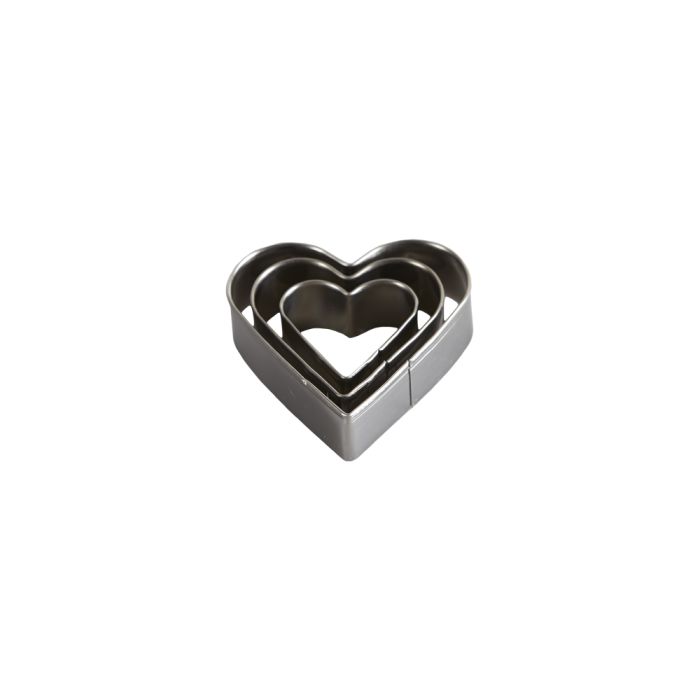 Grilo 490014 COOKIE CUTTER INOX- HEARTS