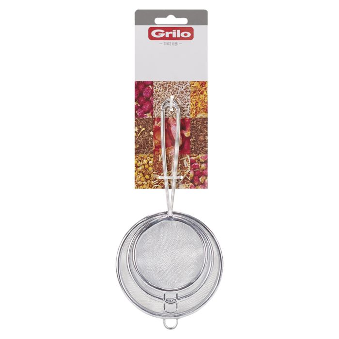 Grilo 430051 STRAINER (CHROMED) 7-8-10CM - SET 3