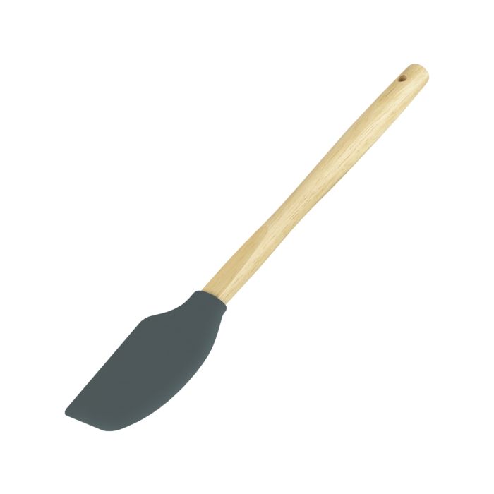 Grilo 430239 SILICONE SCRAPER WITH WOODEN HANDLE