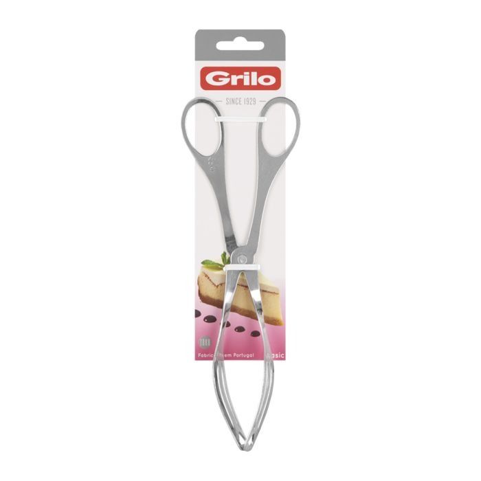 Grilo 470012 inox cake tong