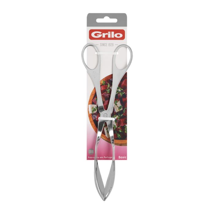 Grilo 470011 inox salad tong