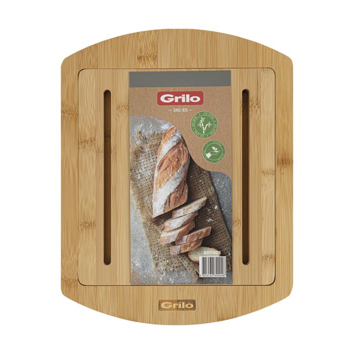Grilo BB0004 BREAD CHOPPING BOARD BAMBOO 32*25*2cm