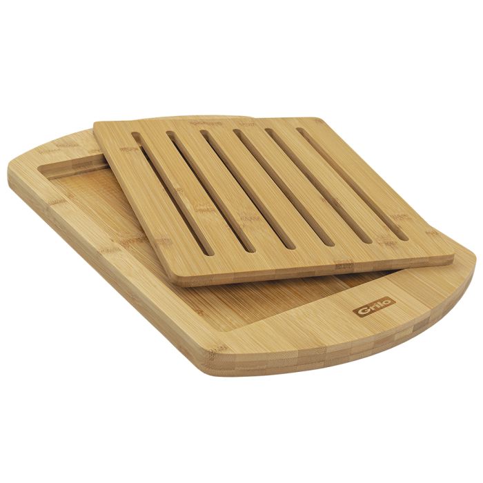 Grilo BB0005 BREAD CHOPPING BOARD BAMBOO 39*30*2cm