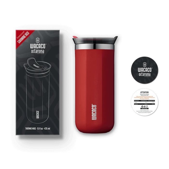 Wacaco Octaroma Grande Carmine Red mug 435ml