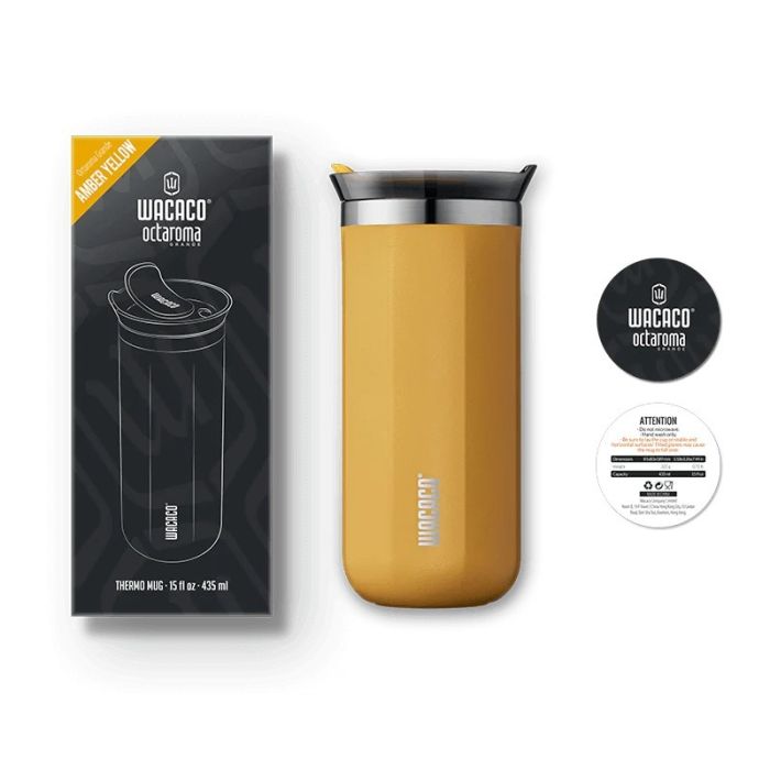 Wacaco Octaroma Grande Amber Yellow mug 435ml
