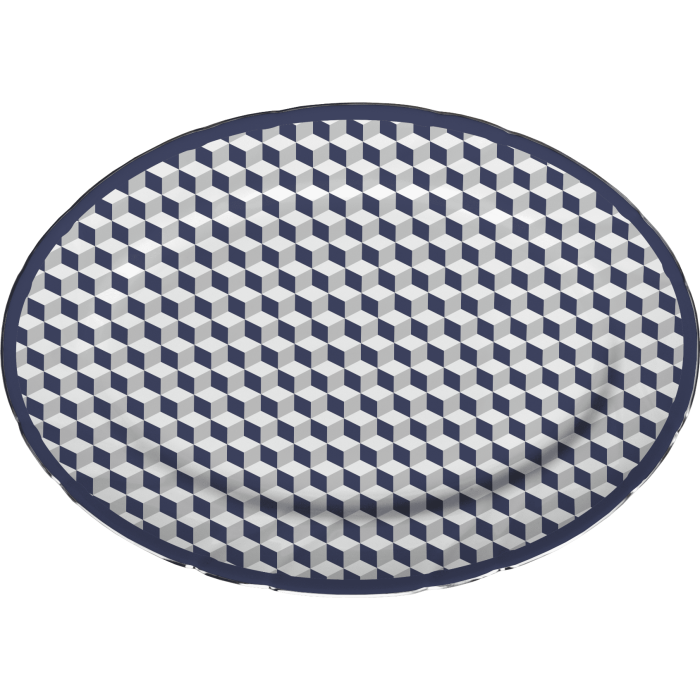 Baci Milano OVA.VER01 oval plate 36x36cm