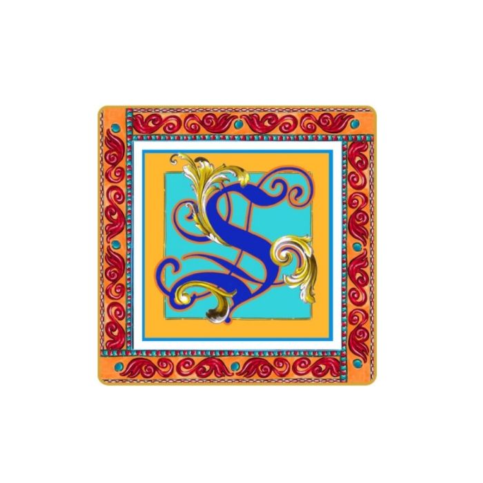 Baci Milano STR1.ORTS MINI TRAY LETTER S 15X15CM