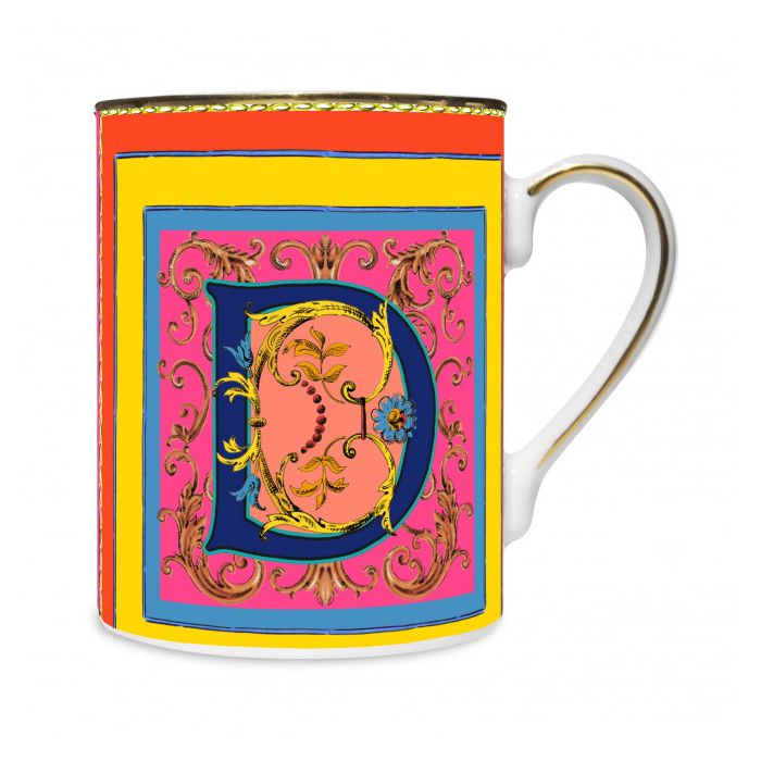 Baci Milano MUG.ORTD mug letter D