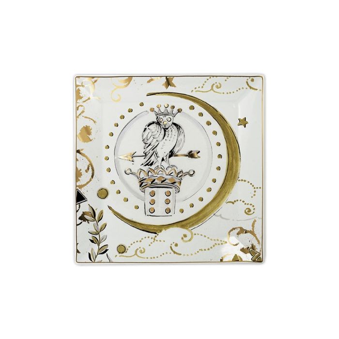 Baci Milano STR1.KOS04 mini tray cosmo owl 15x15cm