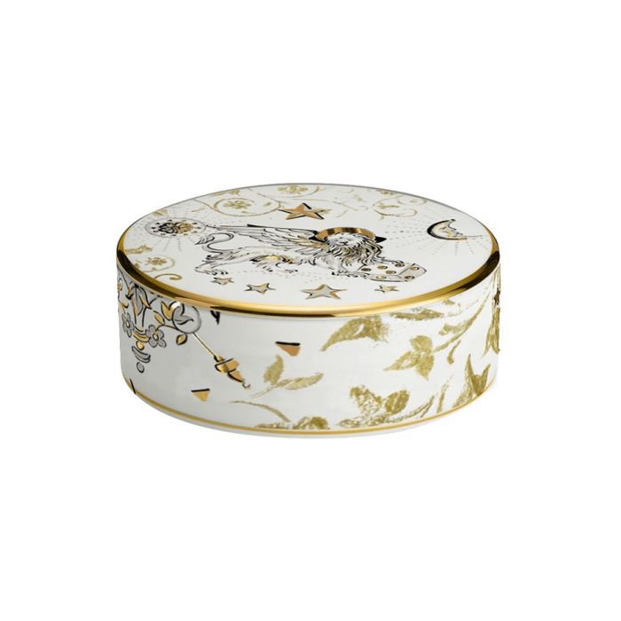 Baci Milano BOX.KOS03 KOSMO round box lion 13X6 cm