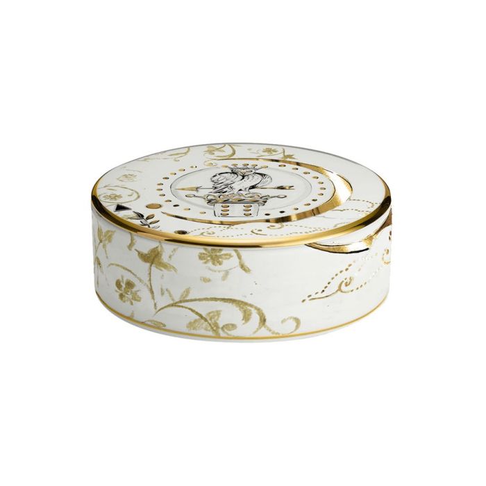 Baci Milano BOX.KOS04 KOSMO round box owl 13X6 cm