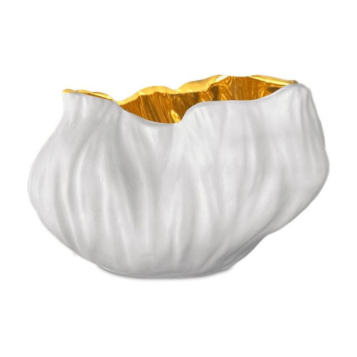 Baci Milano VAS1.KOS01 vase white gold 20cm