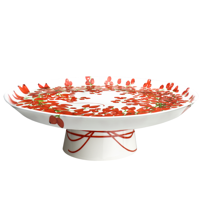 Taitu 5-292 BACCHE plate with stand 27cm