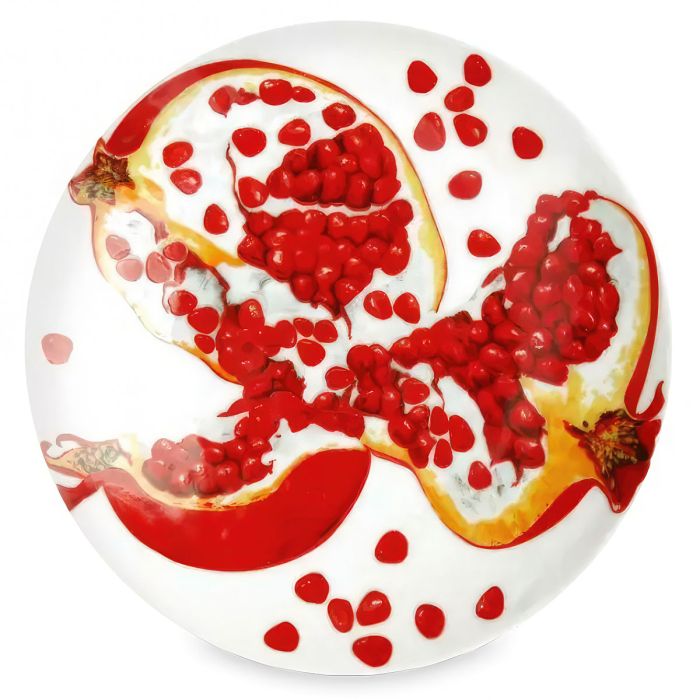 Taitu 12-9-03 DIETA MEDITERRANEA MELOGRANO plate 15.5cm