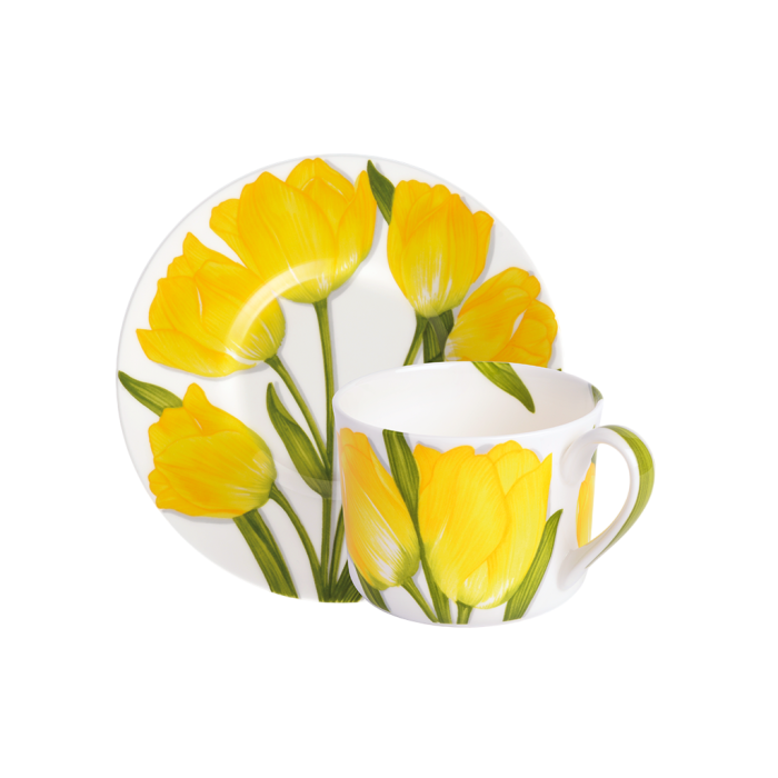 Taitu 1-82 FREEDOM  Tea/Coffee  cup/saucer - Set/4 assorted