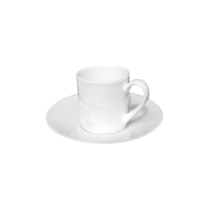 Taitu 3-191 BIANCO & BIANCO espresso cup&saucer 100ml
