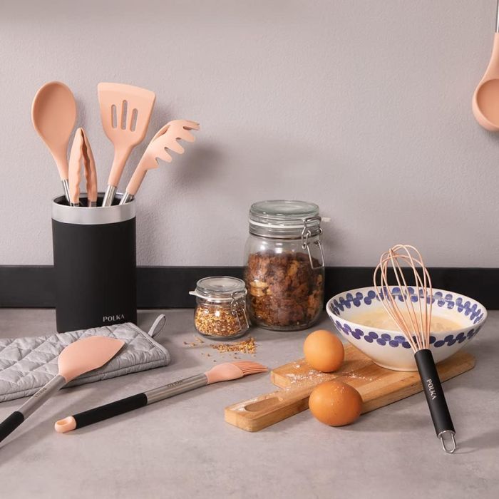 Cecotec 01181 kitchen utensil set pink 9pcs