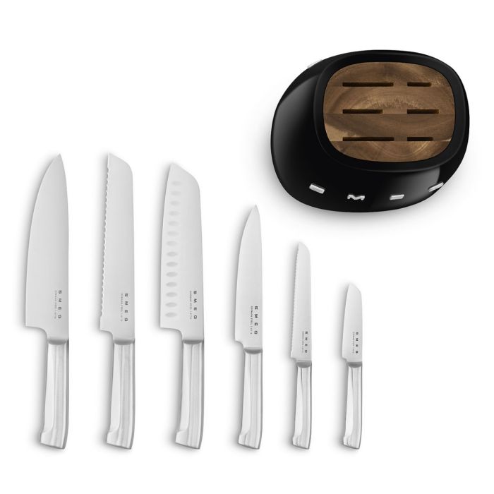 SMEG KBSF02BL knife block black