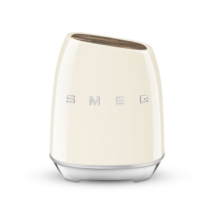 SMEG KBSF02CR Knife block cream